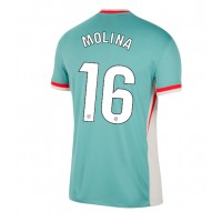 Camisa de Futebol Atletico Madrid Nahuel Molina #16 Equipamento Secundário 2024-25 Manga Curta